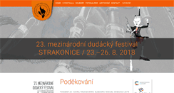 Desktop Screenshot of dudackyfestival.cz